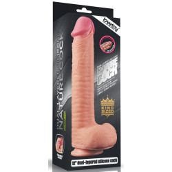 LoveToy Nature Cock Gode réaliste King Size XL Nature Cock 25 x 6cm 
